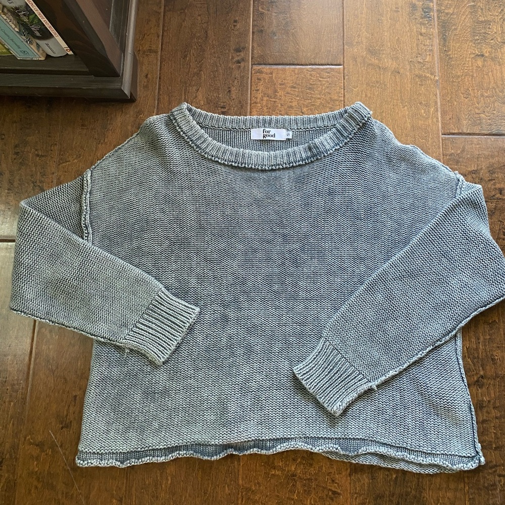 “For Good” sweater